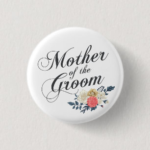 Moeder van het Groom Wedding   Pin-Button Ronde Button 3,2 Cm