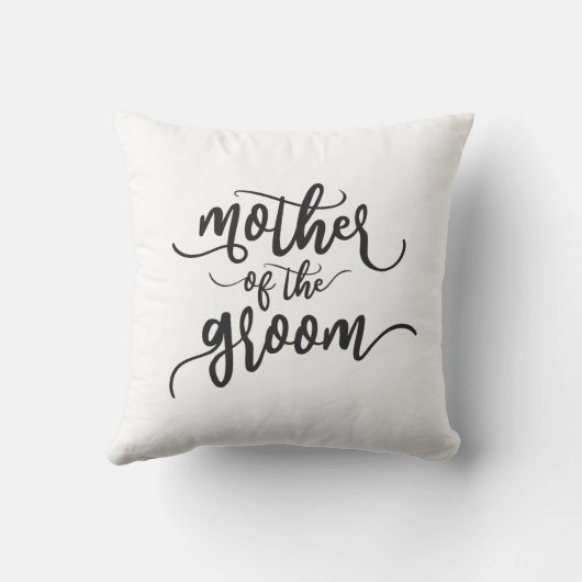 Moeder van het Groom Wedding | SIERKUSSEN (Achterkant)