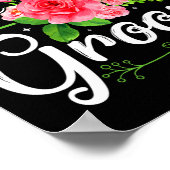 Moeder van het Groom Wedding Verloving Moeder Da Poster (Hoek)