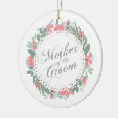 Moeder van het Groom Wedding | Versiering Keramisch Ornament (Links)