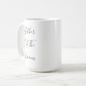 Moeder van het Groom Weddings Classy Gift Favor Koffiemok (Voorkant links)
