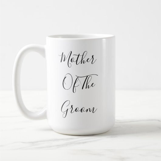 Moeder van het Groom Weddings Classy Gift Favor Koffiemok (Links)