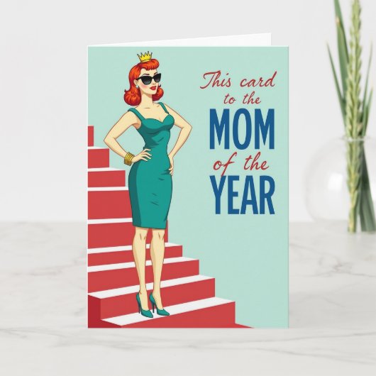 Moeder van het Jaar Award Kaart (Voorkant)