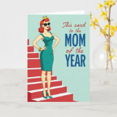 Moeder van het Jaar Award Kaart (Gele Bloem)