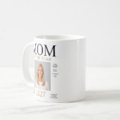 Moeder Van Het Jaar Foto Koffiemok (Voorkant links)