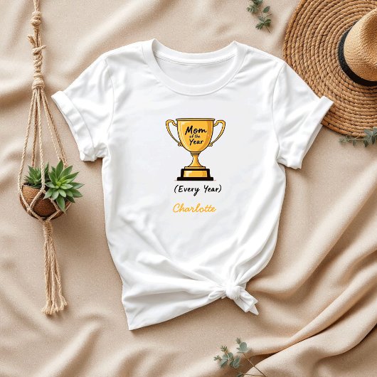 Moeder van het jaar | Grappige en Schattigee Moede T-shirt