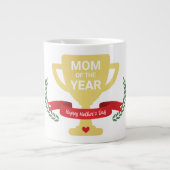 Moeder van het Jaar Moederdag Grote Koffiekop (Voorkant)