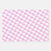 Moeder van het Jaar Pink Hearts Moederdag Inpakpapier Vel (Voorkant 3)