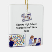 Moeder van het jaarboek van de middelbare school keramisch ornament (Rechts)