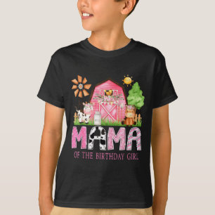 Moeder van het jarige meisje 1e verjaardag Nk koei T-shirt