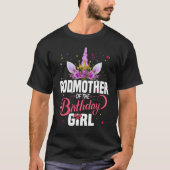 Moeder van het meisje van de geboorte prinses Unic T-shirt (Voorkant)