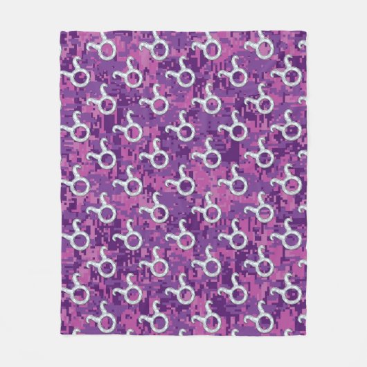 Moeder van het parelachtige Taurussymbool op de di Fleece Deken (Voorkant)