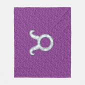 Moeder van het parelachtige Taurussymbool op de di Fleece Deken (Voorkant)