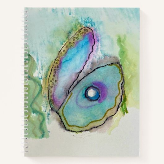 Moeder van het parelblad notitieboek (Voorkant)