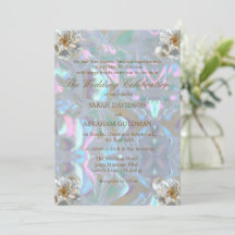 Moeder van het parelbruin Iridescent Elegant Weddi