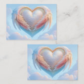 Moeder van het Parelhart op de hellingskaart van d Visitekaartje (Voorkant / Achterkant)