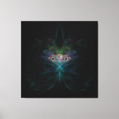 Moeder van het Parelvlinder Angel Mardi Gras Maske Canvas Afdruk (Voorkant)