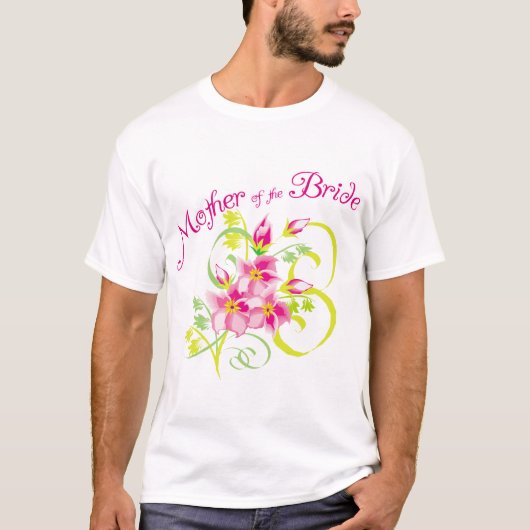 Moeder van het T-shirt met bride (Voorkant)
