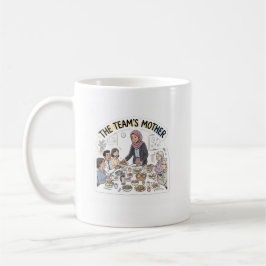 Moeder van het team koffiemok