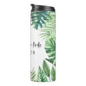 Moeder van het tropische blad van de bruidachtige  thermosbeker (Geroteerd rechts)