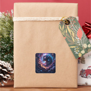 Moeder van het Universum – Zij Die de Sterren Droo Vierkante Sticker