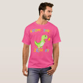 Moeder van het verjaardagsmeisje Shirt dinosaurus  (Voorkant volledig)