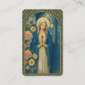 Moeder van het Woord geïncarneerde Heilige Moederd Visitekaartje (Voorkant)