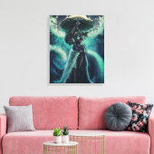 Moeder van het Zee - Yemoja Canvas Print (Insitu (Woonkamer))