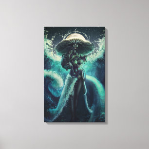 Moeder van het Zee - Yemoja Canvas Print