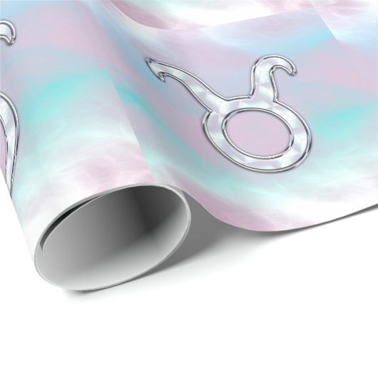 Moeder van het Zodiac-symbool van Pearl Taurus Cadeaupapier (Rol Hoek)