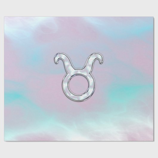 Moeder van het Zodiac-symbool van Pearl Taurus Cadeaupapier (Vlak)