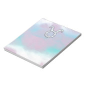 Moeder van het Zodiac-symbool van Pearl Taurus Notitieblok (Linkerzijde)