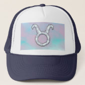 Moeder van het Zodiac-symbool van Pearl Taurus Trucker Pet (Voorkant)