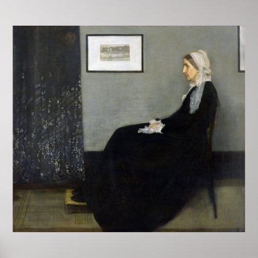 Moeder van James Abbott McNeill Whistler Poster (Voorkant)
