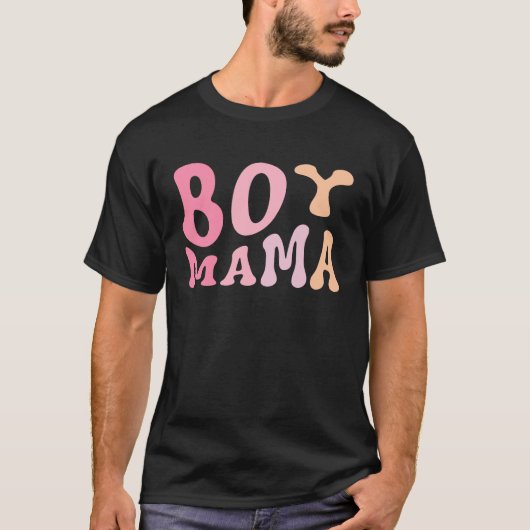 Moeder van jongens Moederdag 1 T-shirt (Voorkant)