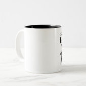 moeder van jongens tweekleurige koffiemok (Voorkant links)
