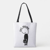 Moeder van Kat Mama Retro  Tote Bag (Achterkant)