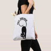 Moeder van Kat Mama Retro  Tote Bag (Dichtbij)