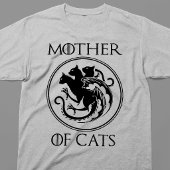 Moeder van Katten Mythische Kam Tri-Blend Shirt
