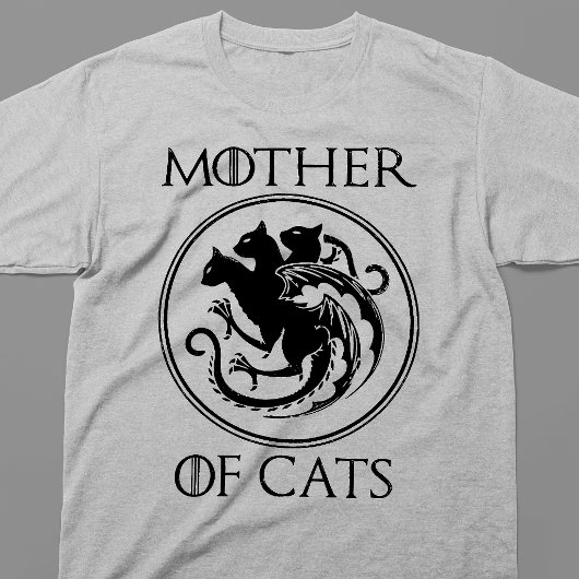 Moeder van Katten Mythische Wapen T-shirt