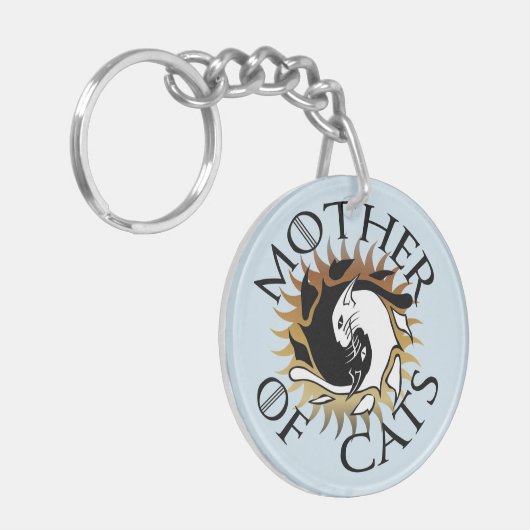 Moeder van katten Sleutelhanger (Voorkant Links)