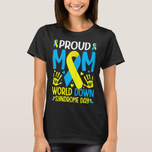 Moeder van kind met downsyndroom lint Wereld downs T-shirt