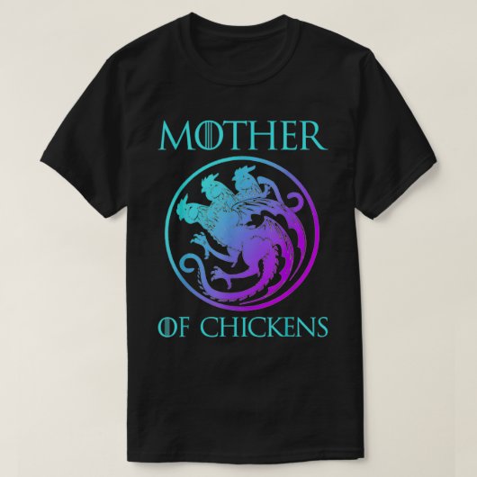 Moeder van kippen Moederdag Gift Chicken Mam Tu T-shirt (Design voorkant)