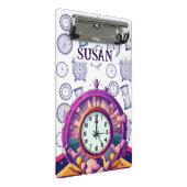 Moeder van klokspiraalfoto's Notitieboek Mini Klembord (Schuin)