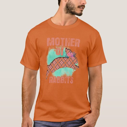 moeder van konijnenjongen t-shirt (Voorkant)