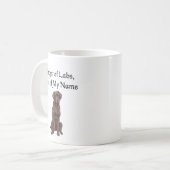 Moeder van Labs, de eerste van mijn naam Koffiemok (Voorkant links)