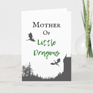 Moeder van Little Dragons Moederdag Kaart
