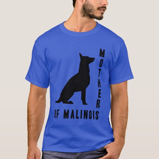 Moeder van Malinois retro T-shirt (Voorkant)