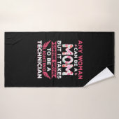 Moeder van mam Art Lighting Badhanddoek (Badhanddoek)