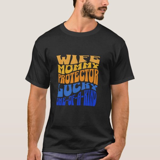 Moeder van Meisjes Moeder Moeder Moeder Ouder Vrou T-shirt (Voorkant)